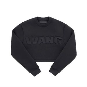 Alexander wang logo neoprene sweater